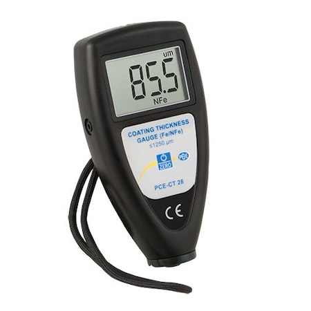 Pce Instruments Coating Thickness Gauge, 0 to 1250  um PCE-CT 28